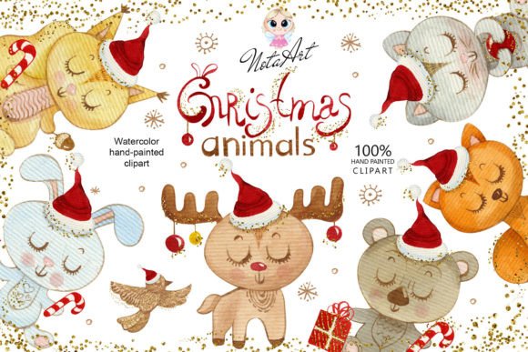 Download Christmas Animals Clipart, Winter Animal - Winter animal Collection
