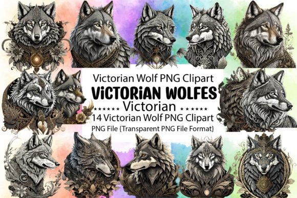 Download Victorian Wolf PNG Bundle - Wolf png Collection