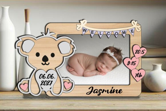 Download SVG Koala Baby Photo Frame Gift Board - Board Collection