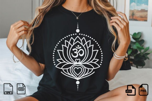 Download Om Lotus Spiritual SVG - Spiritual Collection