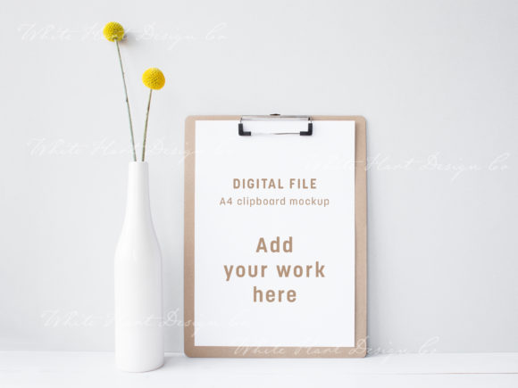 Download A4 Clipboard Mockup - Board Collection