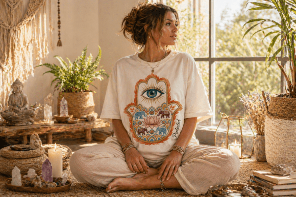 Download Hamsa Hand Eye PNG Spiritual Boho - Spiritual Collection