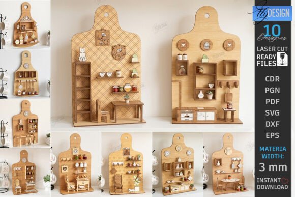 Download Kitchen Board Room Box Laser Cut Bundle - Board Collection