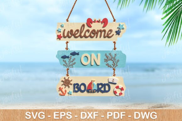Download Welcome on Board Nautical Sign - Board Collection