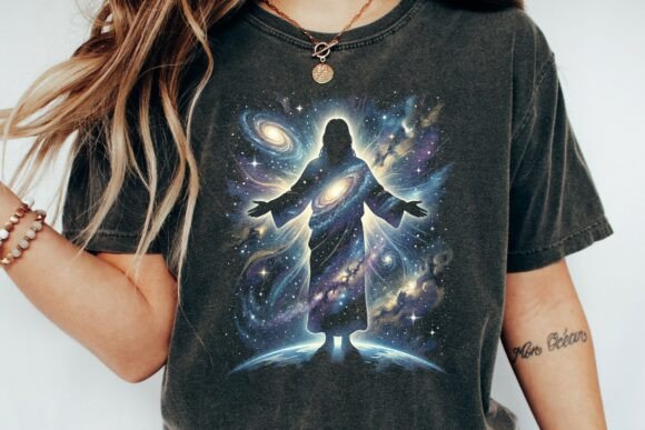 Download Cosmic Jesus Galaxy Spiritual Art - Spiritual Collection