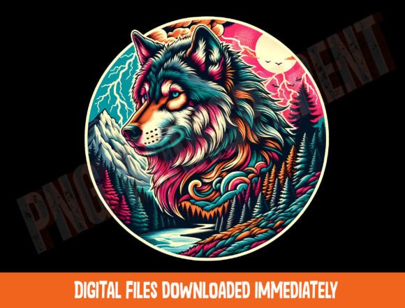 Download Vintage Wolf Png, 90s Graphic Shirt Png - Wolf png Collection