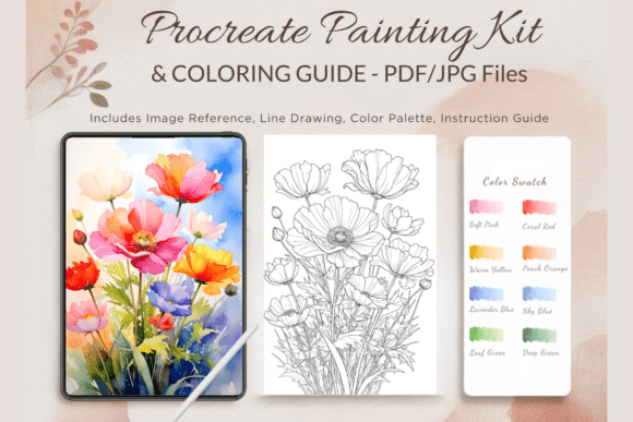 Download Procreate Painting Kit &amp; Coloring Guide - Painting Collection